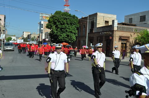 La marcha se realizó por la mañana.