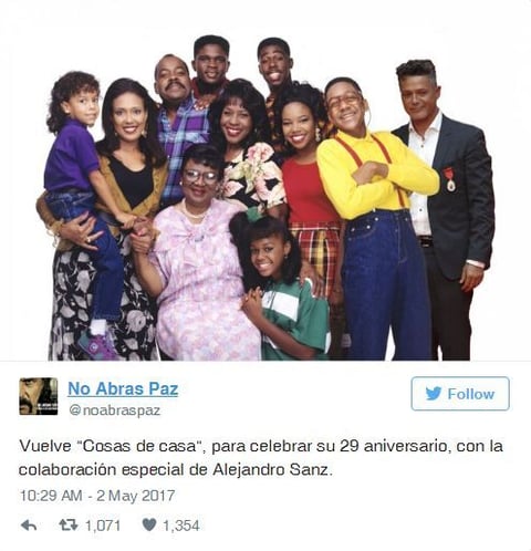 Con memes, se ríen de bronceado de Alejandro Sanz