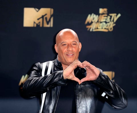 Vin Diesel asistió a la premiación.