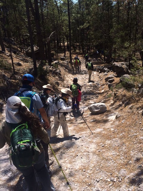 El pasado fin de semana estuvieron en Durango visitantes regiomontanos como parte de una travesía ofrecida por la empresa Bakpak.