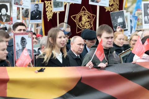 El presidente ruso, Vladímir Putin, presenció el acto.