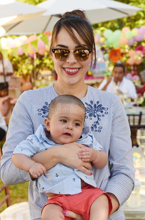 11052017 Marcela con su hijo, Marcelo.
