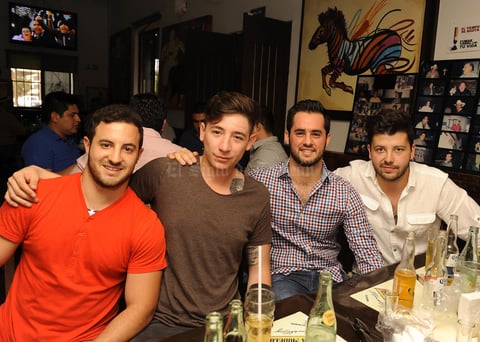 Andrés, Gerardo, Esteban y Andrés