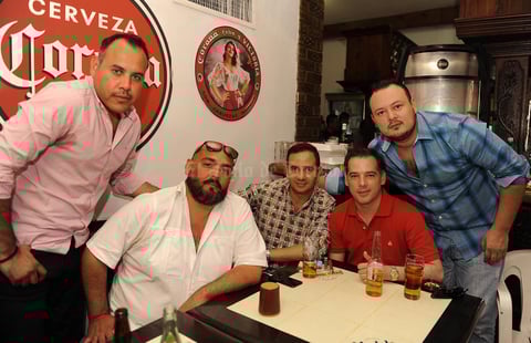 Jesús, Pardo, Rogelio, Fernando y Clemente