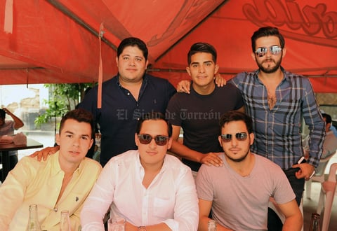 Mario, Chilipa, Marcelino, Salum, Luis y Chuy