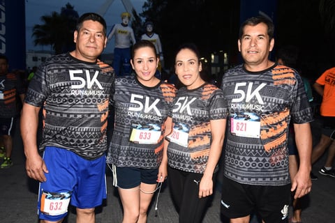 16052017 PARTICIPAN EN CARRERA.  Enrique, Nadia, Vero y Pedro.