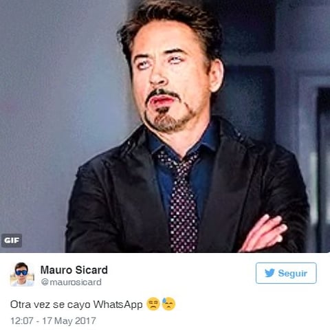 Caída de Whatsapp no se salva de los memes