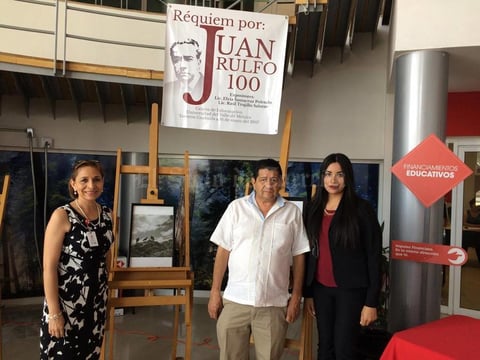 21052017 CENTENARIO DE JUAN RULFO.  Ileana Santacruz, Raúl Trujillo y Marlene Favela.