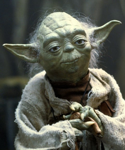 Yoda tuvo muchos nombres mientras se escribía el guión de El imperio Contraataca. En un primer momento, iba a ser Minch Yoda... y en otro, simplemente Buffy.