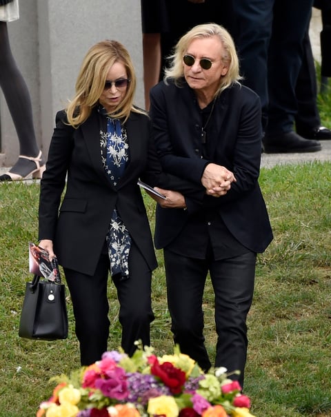 Joe Walsh y Marjorie Bach.
