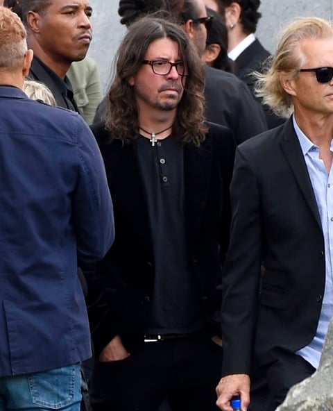 Dave Grohl de la agrupación Foo Fighters.