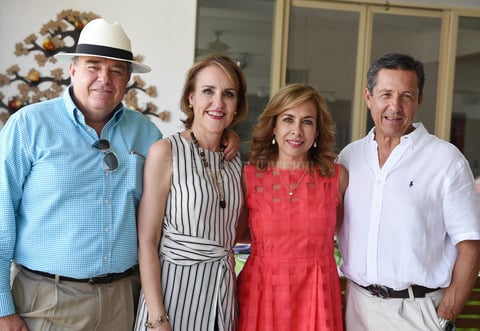 Benja, Blanca, Juanny y Alberto