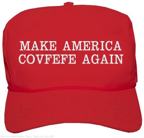 Los memes de covfefe, el error de Trump
