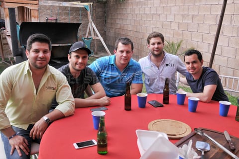 01062017 Rafael, Raúl, Eduardo, Enrique y Carlos.