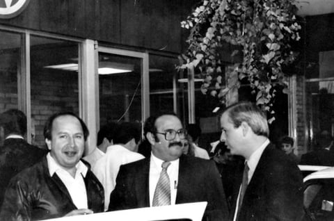04062017 Lic. Jesús Castilla Sánchez, Lic. Jesús Reyes García y Lic. Daniel Calvert Ramírez en Monclova, Coahuila, en 1979.
