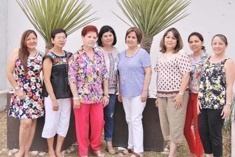 12062017 REUNIóN DE JARDINERAS.  Ana, Susy, Elvira, Bertha, Ana, Lupita, Marce y Lupita.