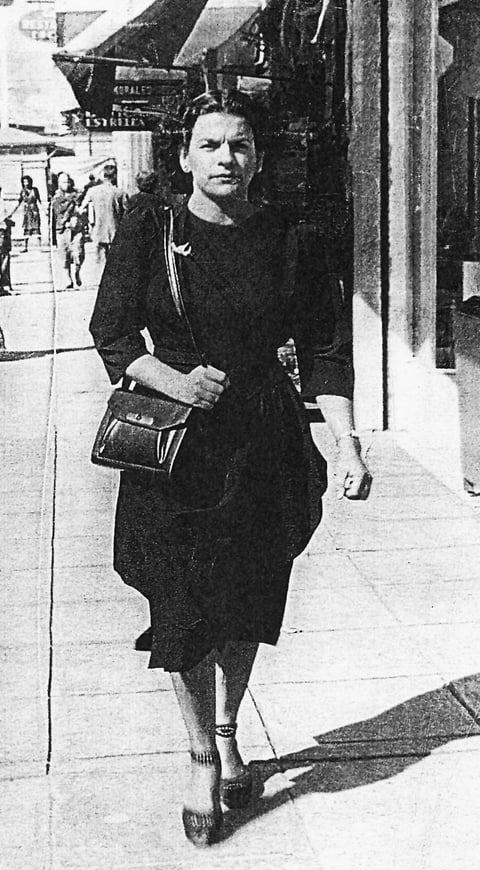 18062017 Josefina Treviño de Alonzo en 1950.