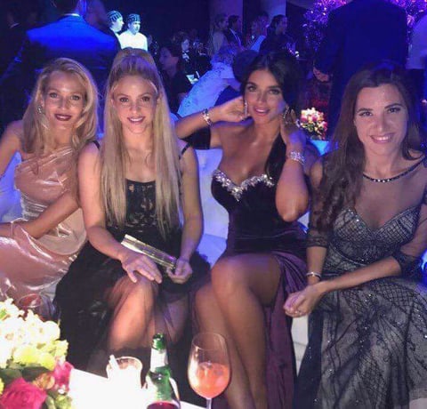 Shakira acudió al enlace en Argentina.