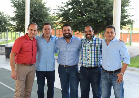 José, Gabriel, Erturo, Poncho y Armando