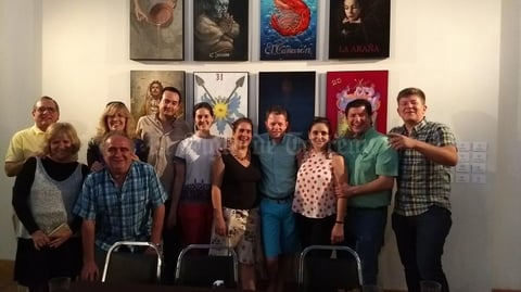 08072017 PRESENTACIóN DE LIBRO.  Gilda, Lico, Rosy, Andoni, Polo, Amaya, Idoia, Hans, Mónica, Salvador y Francisco.