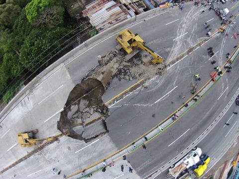 Vecinos narraron cómo notaron el socavón.