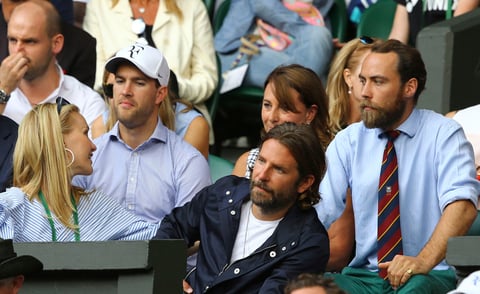 El partido estuvo repleto de artistas como Bradley Cooper.