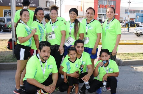 15072017 EN CARRERA.  Juan A., Jazmín, Yudith, Perla, Bere, Martha, Denisse, Sergio, Marco y Juan.