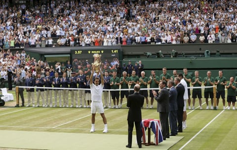 Roger Federer venció al croata Marin Cilic sin perder ningún set.