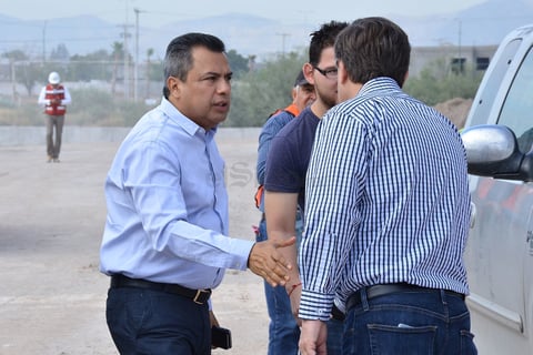 El alcalde Jorge Luis Morán Delgado supervisó las obras.