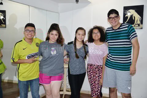 18072017 Luis Carlos, Paloma, Meylay, Megumi e Irvin.