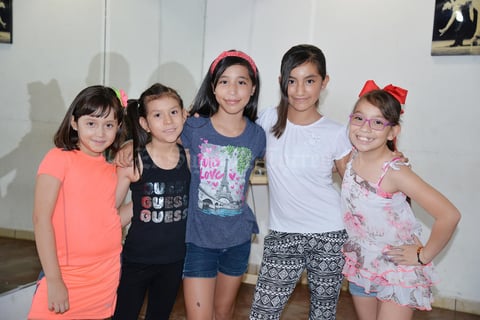 18072017 Lluvia, Vanya, Valeria, Constanza y Karyme.