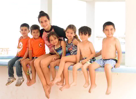 Chema, Humberto, Astrid, Jael, Danika, Hugo y Luis Jorge