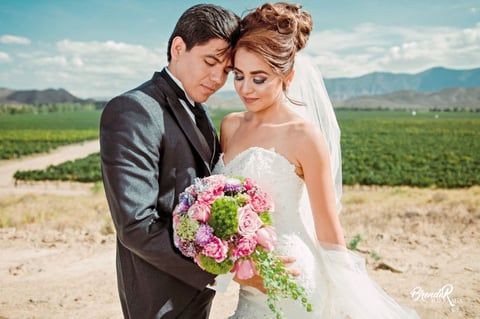 23072017 Eduardo Rivas Martínez y Ana Karem Martino Sánchez contrajeron matrimonio el pasado 15 de julio en Parras de la Fuente, Coahuila. - Brenda R Fotografía.