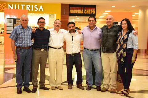 23072017 Ale Jaime, Juan Antonio, Jorge, Ricardo, Armando, José Manuel y Horendida.
