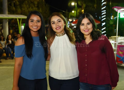 26072017 Laura Escobar, Monserrat Monreal y Cecilia Lechuga.