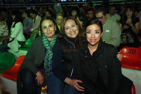 Magdalena Soto, Isabel Rodríguez y Elisa Simental.