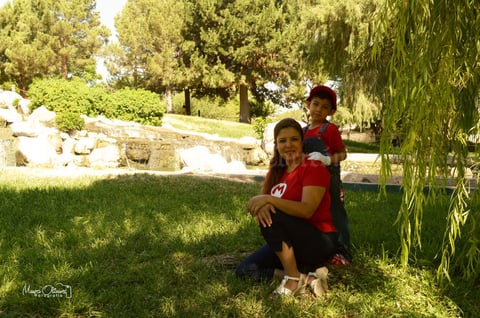 29072017 Jesús Mario Reyes y su mami, Gaby Reyes.