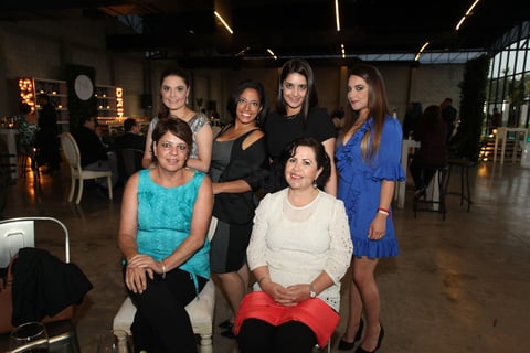 Antonieta Chalita, Silvia Camara, Karime Matar, Yamile Matar, Carolina Camara y Michelle Matar.
