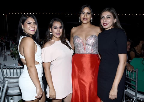 Edith Contreras, Mariana Rodríguez, Paulina Machado y Linda Ríos