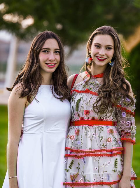 Rostros actuales Luciana e Ivanna