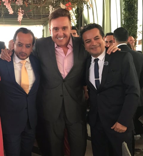 Daniel Bisogno fue otro de los invitados.