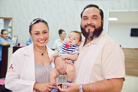 06082017 EN FAMILIA.  Marce, Alfredo y Alfredo.