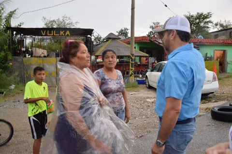 Se realizó un recorrido por algunas colonias de Monclova, ya que las más afectadas fueron Miguel Hidalgo y Ampliación Miguel Hidalgo.