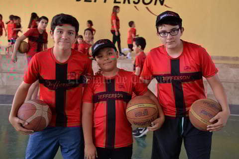 11082017 DEPORTISTAS.  Gael, Luis y César.