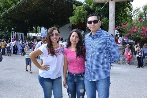 Yesy Trujillo, Cindy González y Miguel Trujillo, de Monterrey, Nuevo León