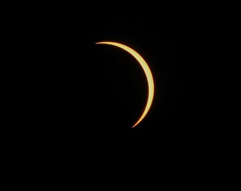Imagen captada desde Carbondale, Illinois.