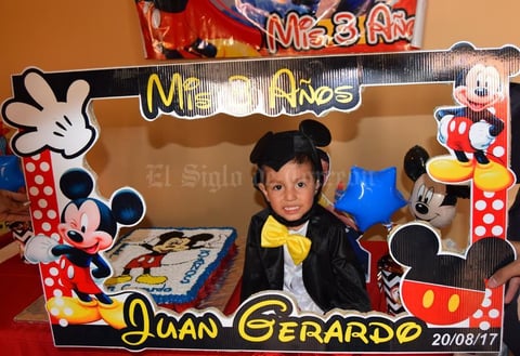 30082017 CUMPLE 3 AñOS.  Juan Gerardo García.
