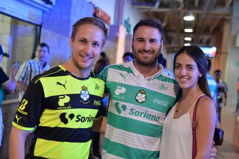 04092017 EN EL TSM.  Beto, Rubén y Ana Isabel.