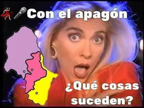 Los memes no respetan ni al apagón