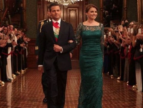 En 2013, usó un vestido de Benito Santos, valuado entre 2 mil y 3 mil euros.